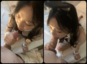 Thỏ con dâm đãng thích mút của quý to